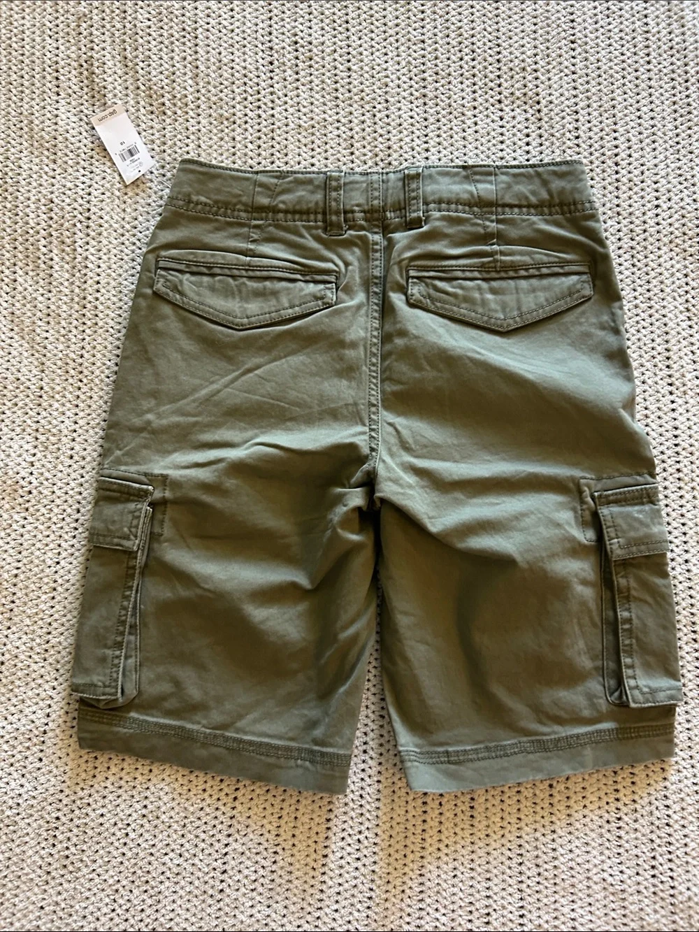 Boy’s GAP Olive Cargo Shorts - Classic Utility Style